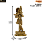 Brass Krishna Idol KBH08239