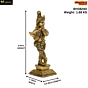 Brass Krishana 9 Inch KBH08240