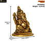 Brass Ganesh Idol KBH08264
