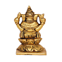 Brass Ganesha Idol KBH08280