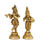 Brass Radha & Krishan Idol KBH08285