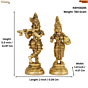 Brass Radha & Krishan Idol KBH08285