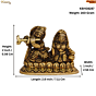Brass Radha & Krishan 2 Inch KBH08287
