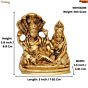 Brass Vishnu and Laxmi KBH08289