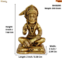 Brass Hanuman Idol KBH08295