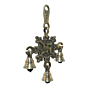 Brass Swastik Bell 7 Inch KBH08347