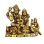 Brass Shiv Family Idol KBH08467