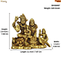 Brass Shiv Family Idol KBH08467