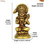 Brass Hanuman Idol KBH08469