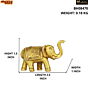 Brass Elephant Figurine KBH08470