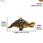 Brass Tortoise Figurine KBH08499