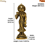 Brass Radha Idol KBH08501