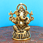 Brass Ashta Vinayaka Ganesha Idol KBH08504