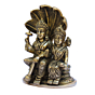 Brass Vishnu Laxmi Idol KBH08505