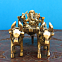 Brass Ganesha on Bullock Cart KBH08506