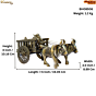 Brass Ganesha on Bullock Cart KBH08506