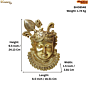 Brass shrinathji Wall Hanging  KBH08548