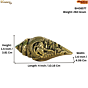 Brass Lord Vishnu Small Shankh KBH08577