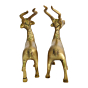 Brass Deer Pair KBH08579