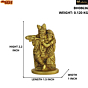 Brass Radha & Krishna Mini Idol KBH08636