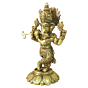 Brass Murli Ganesh Idol KBH08642