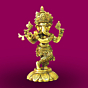 Brass Murli Ganesh Idol KBH08642