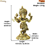 Brass Murli Ganesh Idol KBH08642