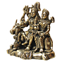 Brass Shiv family Idol  KBH08643