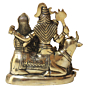Brass Shiv family Idol  KBH08643
