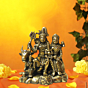 Brass Shiv family Idol  KBH08643