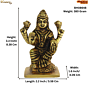 Brass Laxmi Idol KBH08648