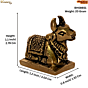Brass Nandi Miniature KBH08651