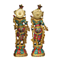 Brass Radha Krishna Idol  KBH08663