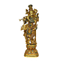 Brass Krishna Statue KBH08665