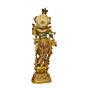 Brass Krishna Statue KBH08665