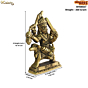 Brass Kal Bhairav Idol KBH08667