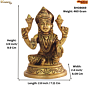Brass Laxmi Idol KBH08669
