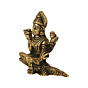 Brass Narmada Goddess Idol KBH08676