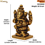 Brass Ganesh Idol KBH08682