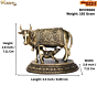 Brass Cow & Calf Statue  KBH09684