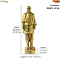 Brass Sardar Patel Statue KBH08690