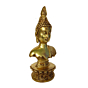 Brass Gautama Buddha Standing fine finishing 10 Inch KBH08699