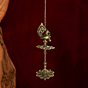 Brass Peacock Diya Walll  hanging 30 Inch KBH08700
