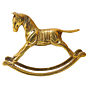 Brass Horse Figurine KBH08705
