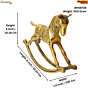 Brass Horse Figurine KBH08705