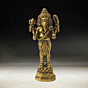 Brass Small Ganesh Standing KBH08727