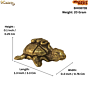 Brass Small Tortoise KBH08728