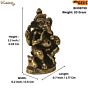 Brass Ganesh Small  KBH08730