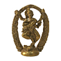 Brass Ganesha Small Round Kaman KBH08731