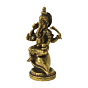 Brass Ganesh Sitting on Shankh  KBH08733